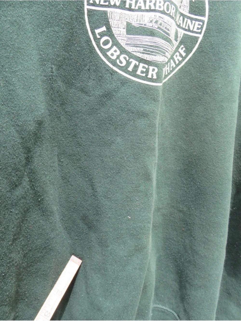 New Harbor Maine Green Crewneck Sweater XL - Picture 5 of 9